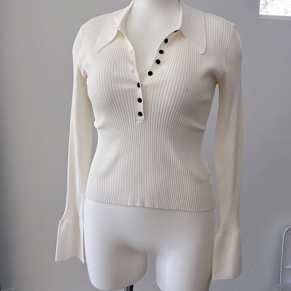 Eleanor Ribbed Sweater L